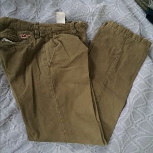Olive green chinos